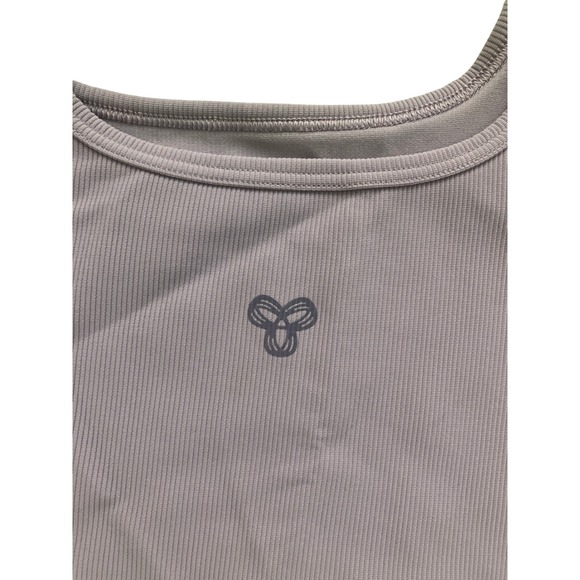 TnAction Aritzia Purple Ribbed Square Neck Crop Top Tank Womens Size 2XS Active - Picture 3 of 6